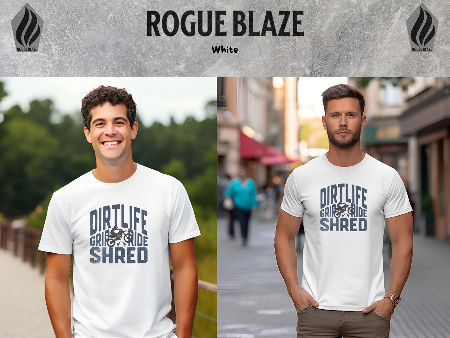 two photos of a man wearing a t - shirt