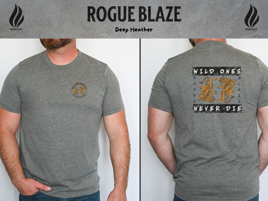 Wild Ones Never Die Tee | Twin Tiger Rebel Graphic Shirt