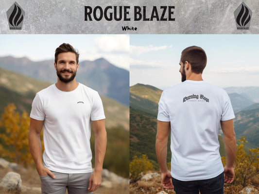 a man in a white shirt and a man in a white t - shirt