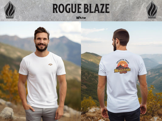 a man in a white shirt and a man in a white t - shirt