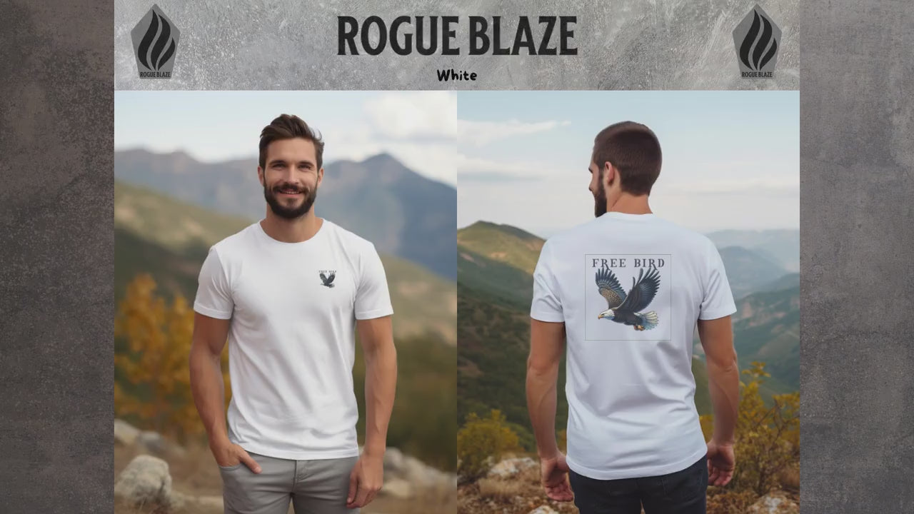 Free Bird Eagle Shirt  – Soaring Bird Graphic Tee | Freedom & Patriot Aesthetic
