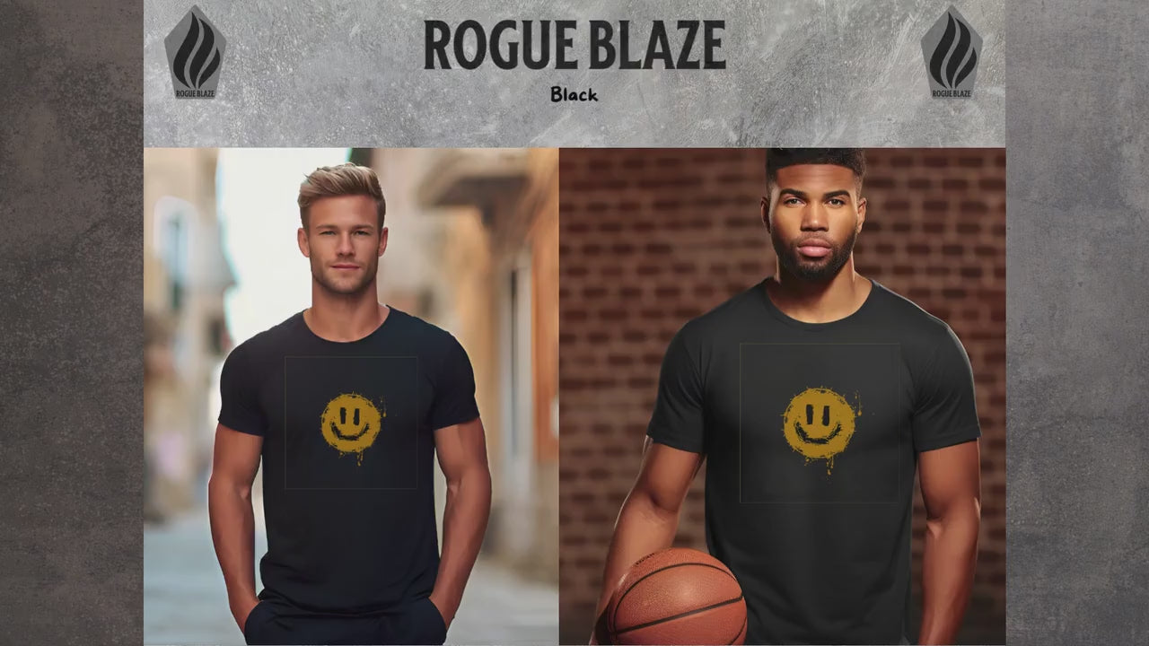 Crazy Smiley Face T-Shirt  – Wild Yellow Emoji Tee | Retro Acid Party Shirt